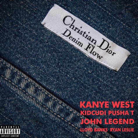 christian dior denim flow kanye west|kanye west christian dior.